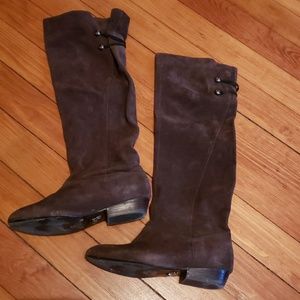 Brown Suede Harvey - Trista Boots